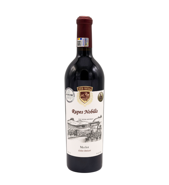 HB Rupes Nobilis Merlot 2023 - Vin Rosu Sec- Romania - 0.75L - 1