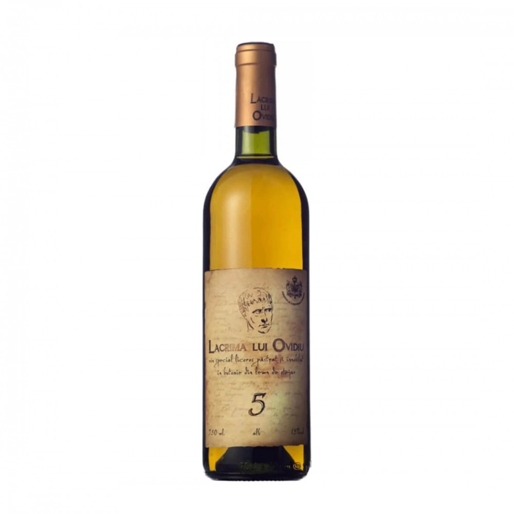 Lacrima lui Ovidiu Alb 5 ani - Vin Dulce Alb - Romania - 0.75L Lacrima lui Ovidiu Alb 5 ani - Vin Dulce Alb - Romania - 0.75L