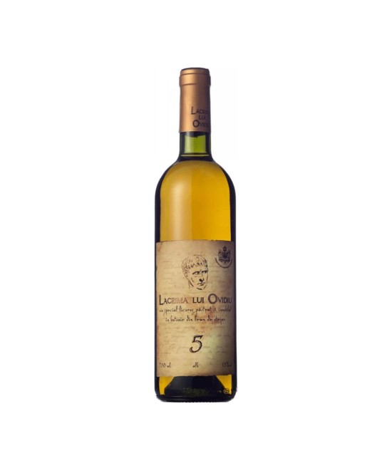 Lacrima lui Ovidiu Alb 5 ani - Vin Dulce Alb - Romania - 0.75L VINURI - Lacrima lui Ovidiu Alb 5 ani - Vin Dulce Alb - Romania - 0.75L
