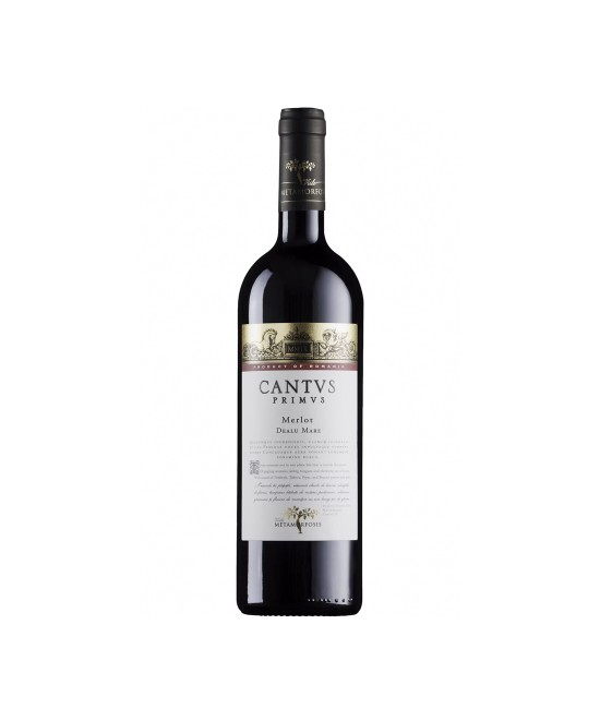 Cantus Primus Merlot  - Vin Rosu Sec - Romania - 0.75L VINURI FETEASCA NEAGRA - Cantus Primus Merlot  - Vin Rosu Sec - Romania - 0.75L