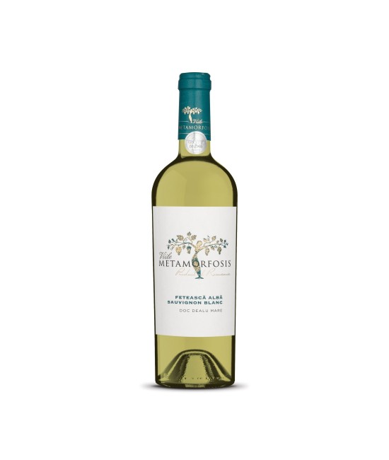 Viile Metamorfosis Fetesca Alba & Sauvignon Blanc - Vin Sec Alb - Romania - 0.75L VINURI SAUVIGNON BLANC - Viile Metamorfosis Fetesca Alba & Sauvignon Blanc - Vin Sec Alb - Romania - 0.75L