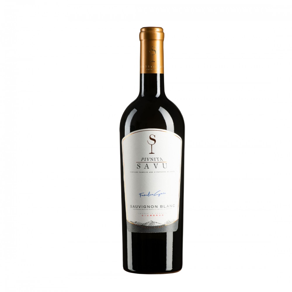 Pivnita Savu Sauvignon Blanc - Vin Alb Sec - Romania - 0.75L Pivnita Savu Sauvignon Blanc - Vin Alb Sec - Romania - 0.75L