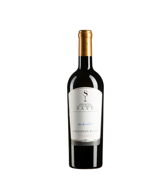 Pivnita Savu Sauvignon Blanc - Vin Alb Sec - Romania - 0.75L VINURI SAUVIGNON BLANC - Pivnita Savu Sauvignon Blanc - Vin Alb Sec - Romania - 0.75L