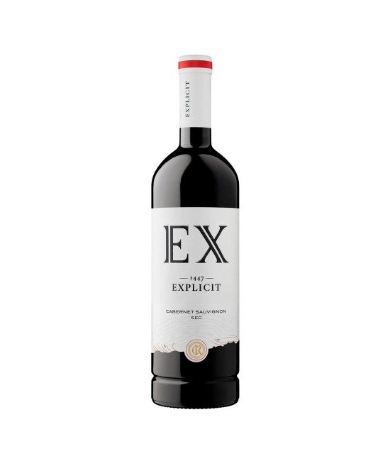 VINURI ROMANIA - Recas Explicit Cabernet Sauvignon DOP CMD - Vin Rosu Sec- Romania - 0.75L