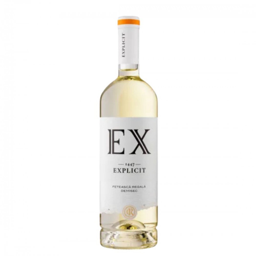 Recas Explicit Feteasca Regala DOP CMD - Vin Alb Sec- Romania - 0.75L