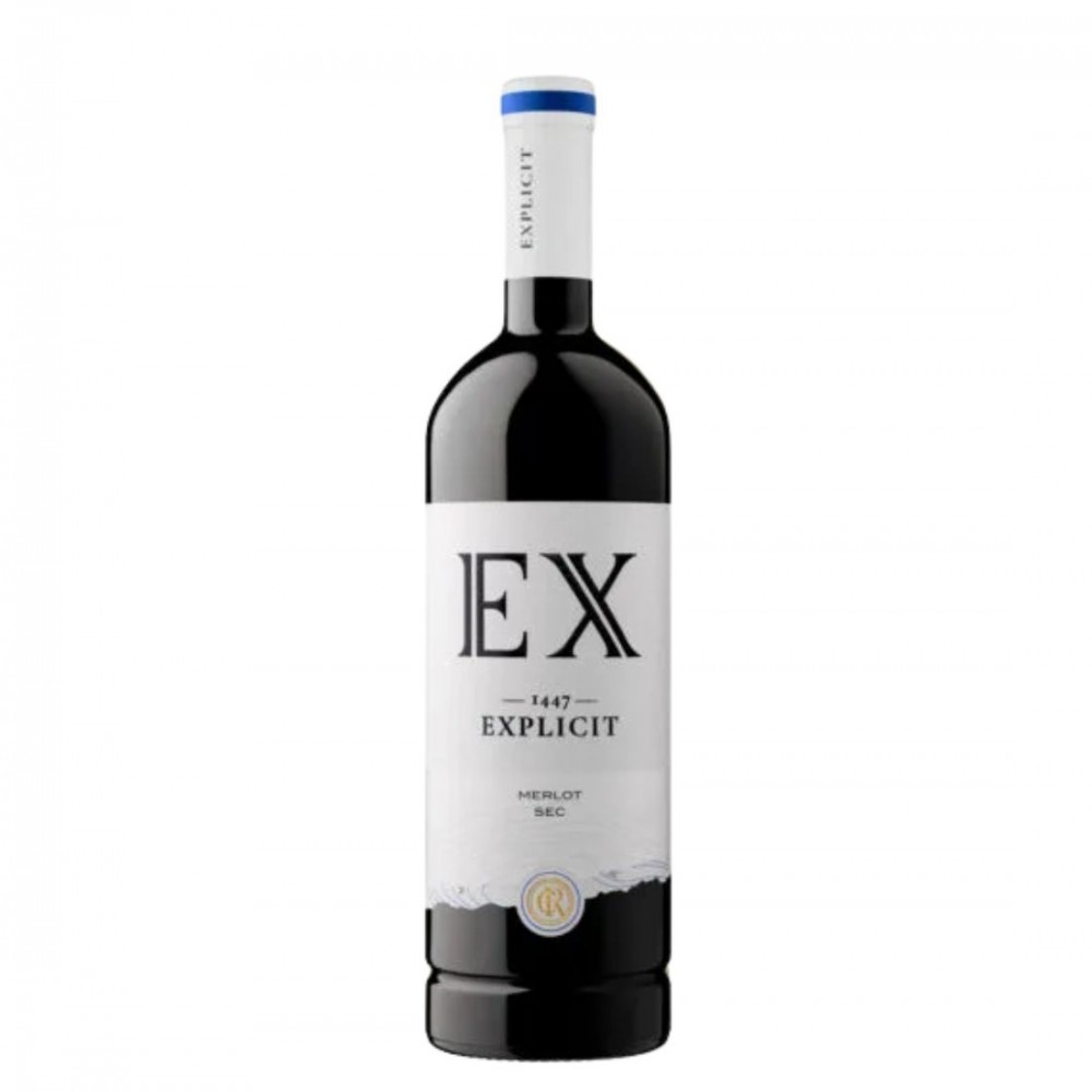 Recas Explicit Merlot DOP CMD - Vin Rosu Sec- Romania - 0.75L