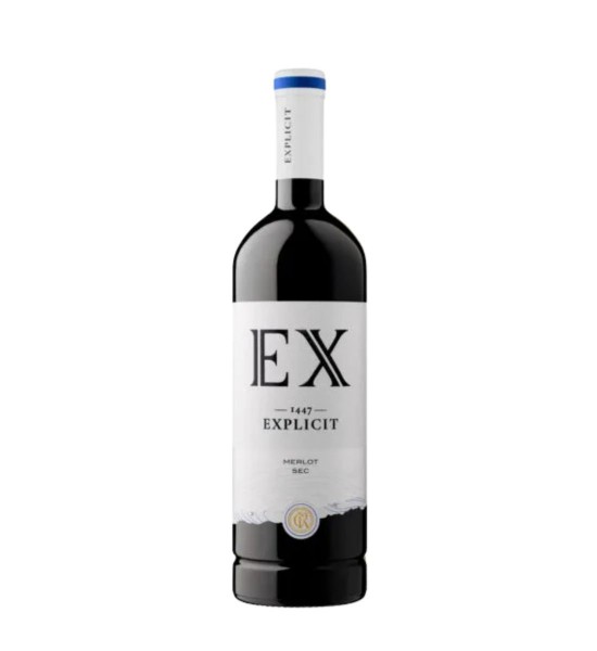 Recas Explicit Merlot DOP CMD - Vin Alb Sec- Romania - 0.75L - 1