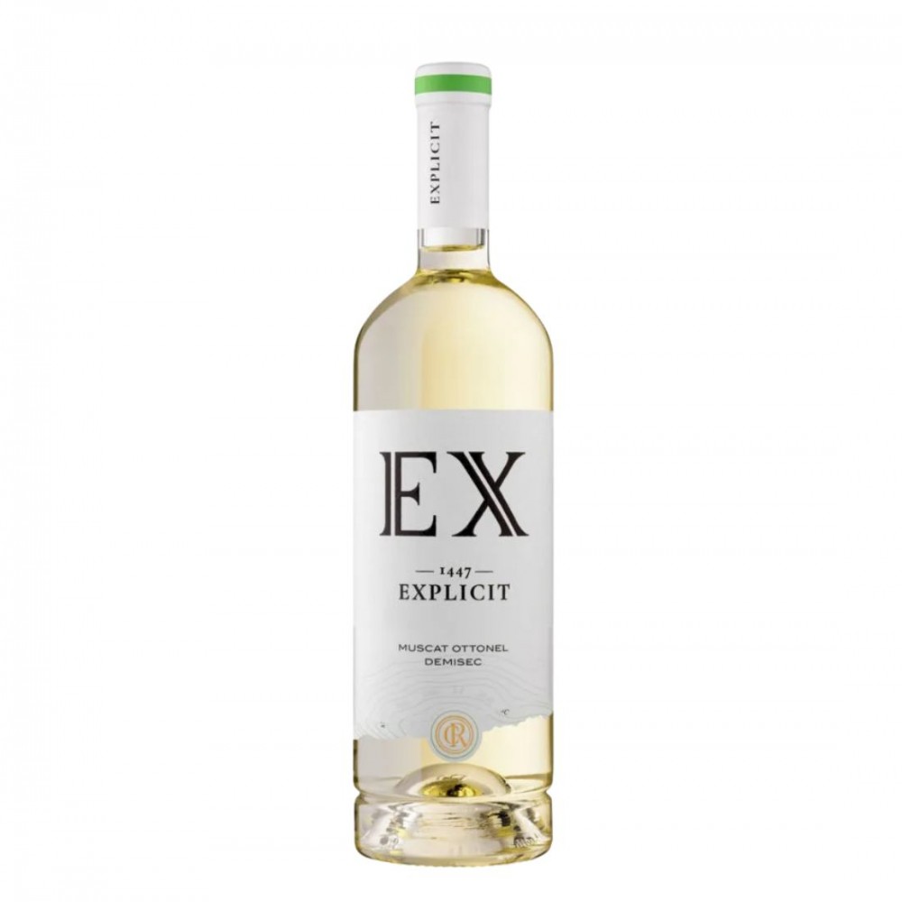 Recas Explicit Muscat Ottonel DOP CMD - Vin Alb Sec- Romania - 0.75L