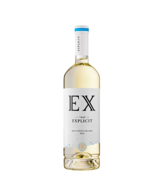VIN SEC - Recas Explicit Sauvignon Blanc DOP CMD - Vin Alb Sec- Romania - 0.75L