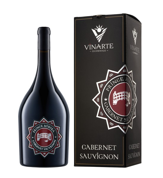 Vinarte Prince Mircea Cabernet Sauvignon Magnum - Vin Rosu Sec - Romania - 1.5L - 1