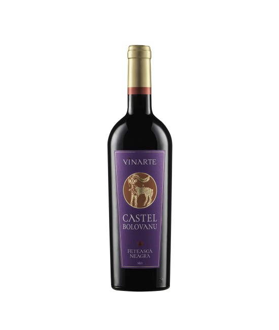 Vinarte Castel Bolovanu Feteasca Neagra - Vin Rosu Sec - Romania - 0.75L Vinarte Castel Bolovanu Feteasca Neagra - Vin Rosu Sec - Romania - 0.75L