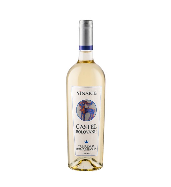 Vinarte Castel Bolovanu Tamaioasa Romaneasca - Vin Alb Demisec - Romania - 0.75L - 1