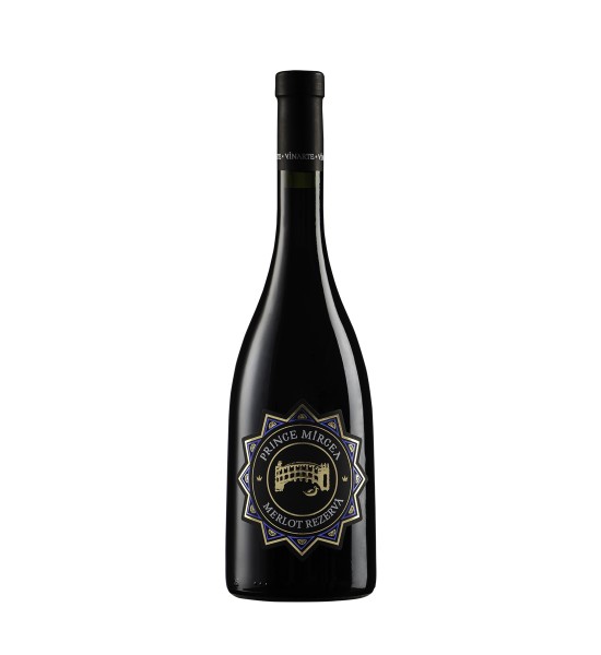 Vinarte Prince Mircea Merlot Reserva - Vin Rosu Demisec - Romania - 0.75L - 1