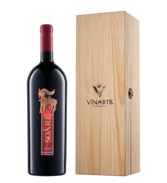 Vinarte Soare Cabernet Sauvignon Magnum - Vin Rosu Sec - Romania - 1.5L - 1