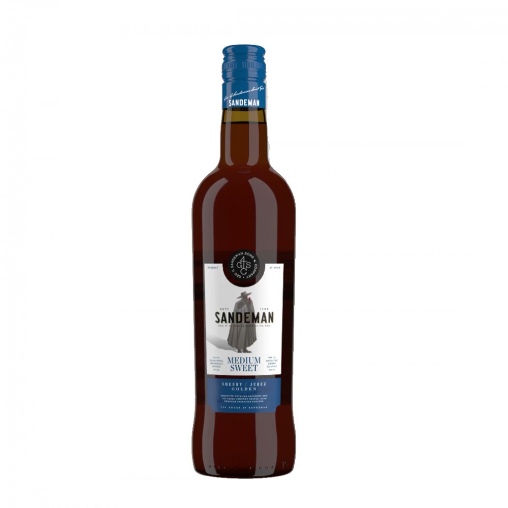 Sandeman Sherry Medium Sweet - Vin Alb Demidulce - Spania - 0.75L Sandeman Sherry Medium Sweet - Vin Alb Demidulce - Spania - 0.75L