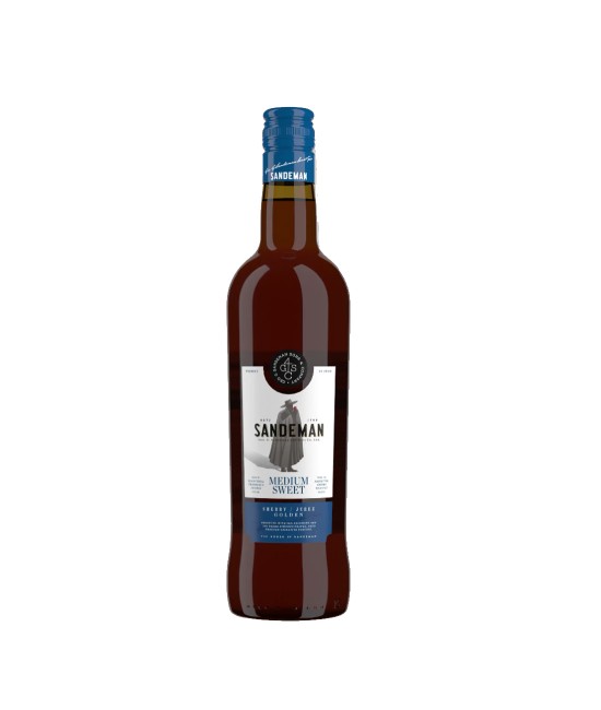 Sandeman Sherry Medium Sweet - Vin Alb Demidulce - Spania - 0.75L Sandeman Sherry Medium Sweet - Vin Alb Demidulce - Spania - 0.75L