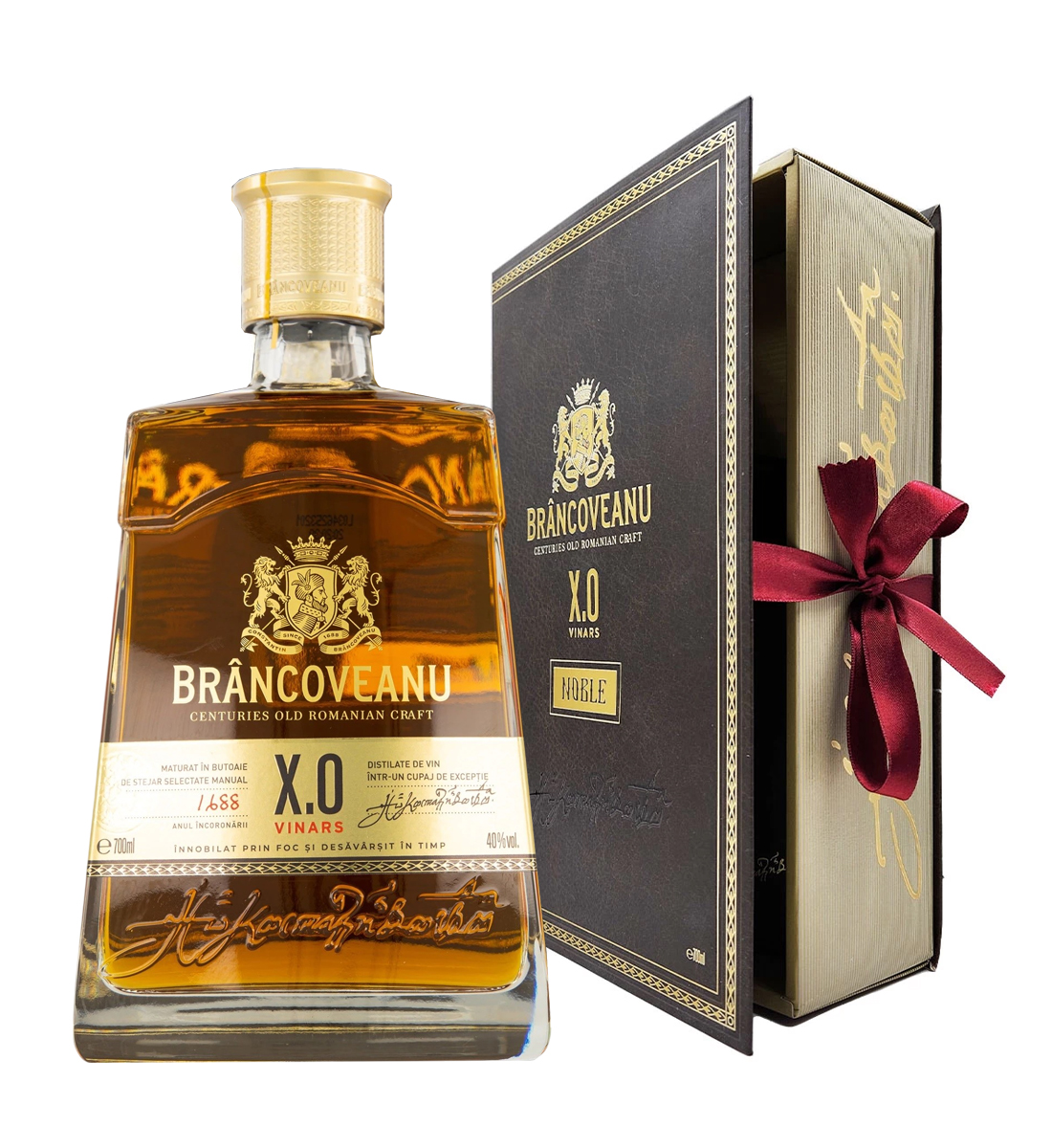 Brancoveanu XO Vinars Noble Cutie Carte 0.7L | BauturiAlcoolice.ro