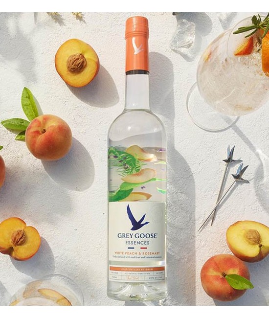 Grey Goose Essences White Peach & Rosemary Vodka 1L Grey Goose Essences White Peach & Rosemary Vodka 1L