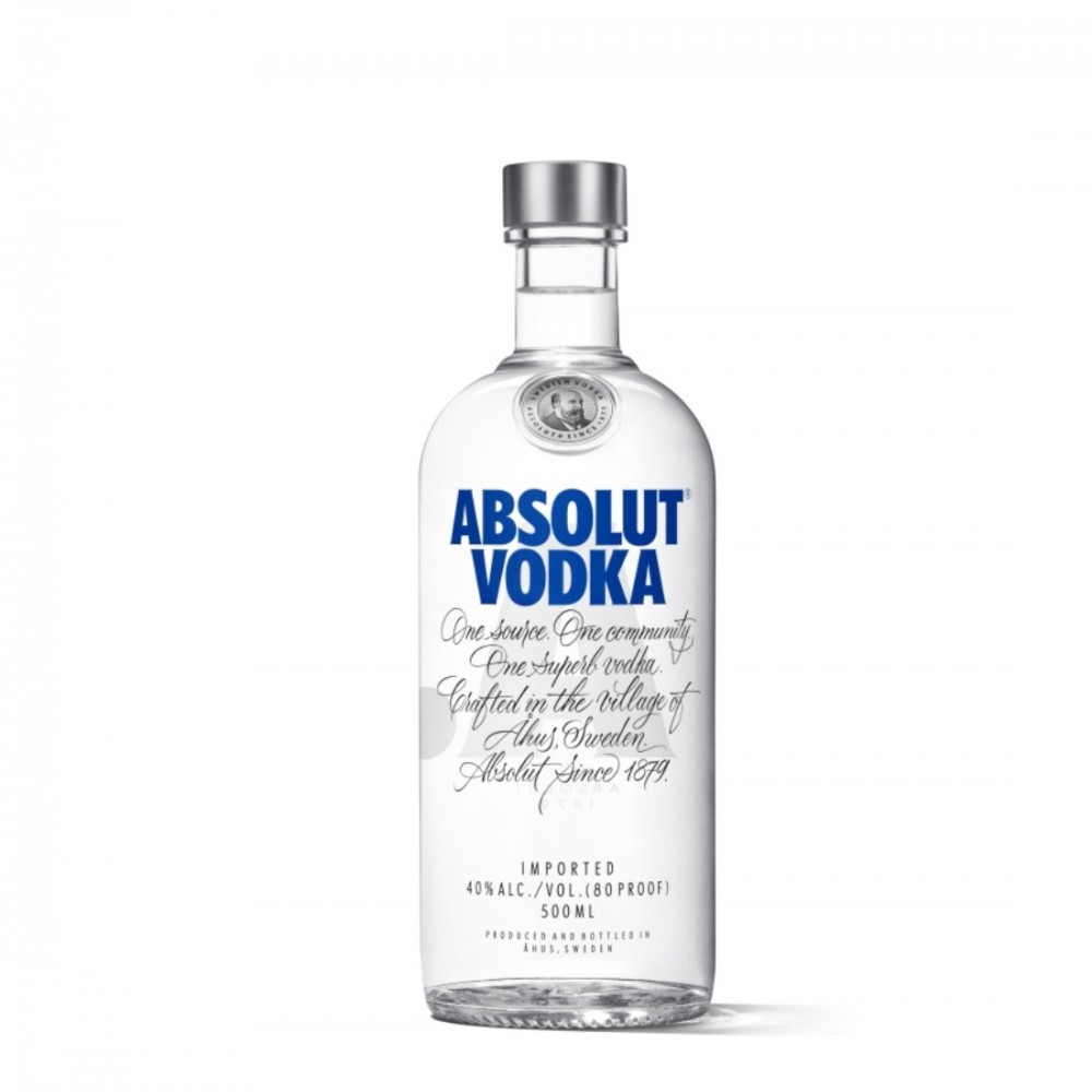 Absolut Blue Vodka 0.5L Absolut Blue Vodka 0.5L