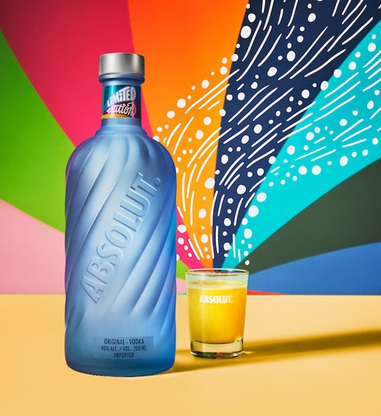 Absolut Blue Movement Limited Edition Vodka 1L - 1