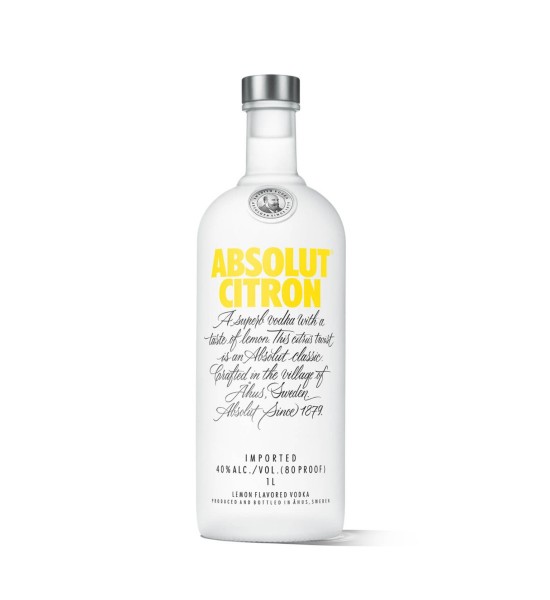 Absolut Citron Vodka 1L - 1