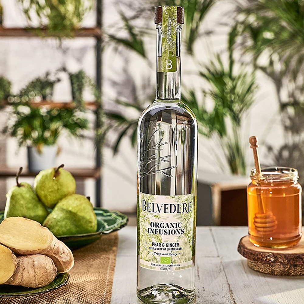 Belvedere Organic Infusions Pear & Ginger Vodka 0.7L Belvedere Organic Infusions Pear & Ginger Vodka 0.7L
