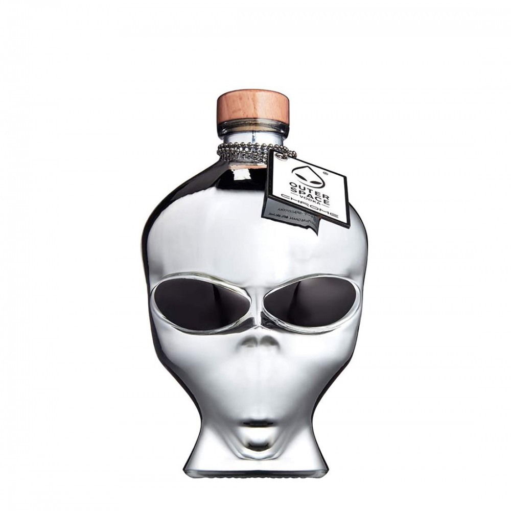 Outer Space Alien Head Chrome Edition Vodka 0.7L Outer Space Alien Head Chrome Edition Vodka 0.7L