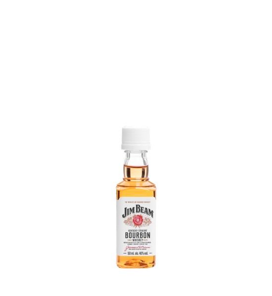 Jim Beam White Bourbon Whiskey 0.05L - 1