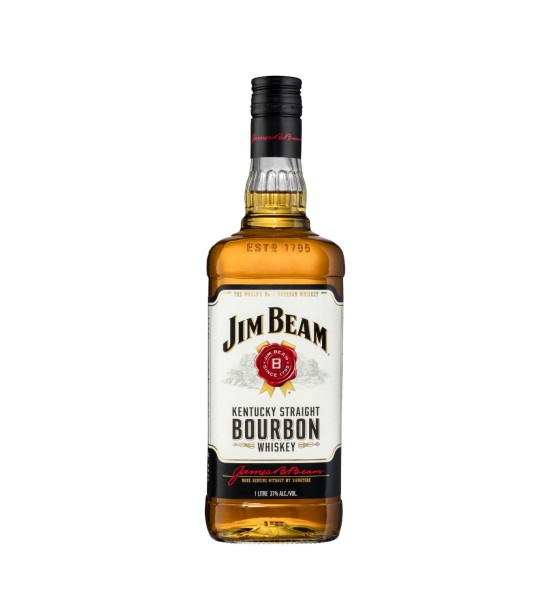 Jim Beam White Bourbon Whiskey 1L - 1