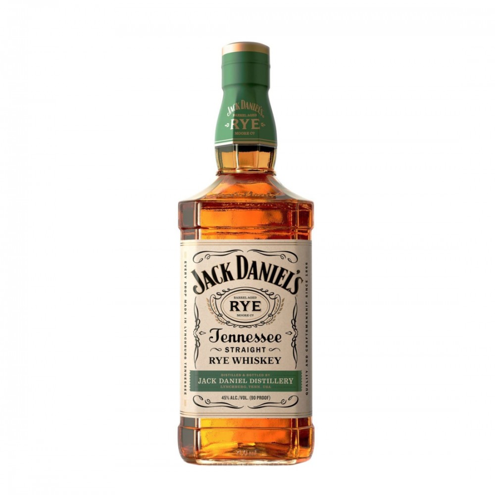 Jack Daniel's Straight Barrel Aged Rye Whiskey 0.7L Jack Daniel's Straight Barrel Aged Rye Whiskey 0.7L