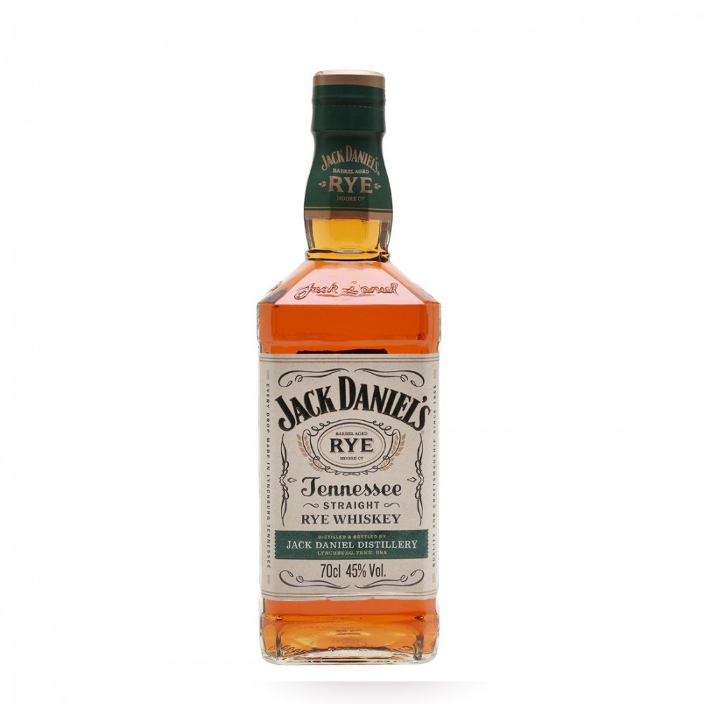 Jack Daniel's Straight Barrel Aged Rye Whiskey 1L Jack Daniel's Straight Barrel Aged Rye Whiskey 1L