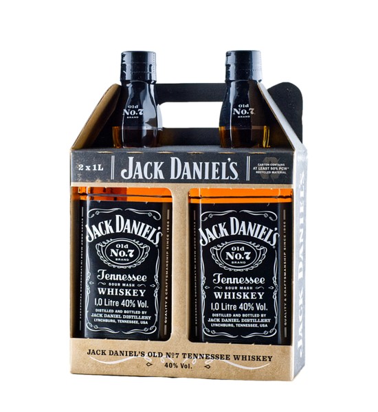 Jack Daniel's Old No. 7 Tennessee Whiskey Twin Pack 2x1L - 1