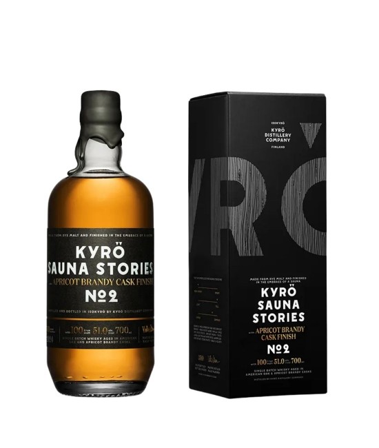 Kyro Sauna Stories No. 2 Apricot Brandy Cask Finish Whisky 0.7L 