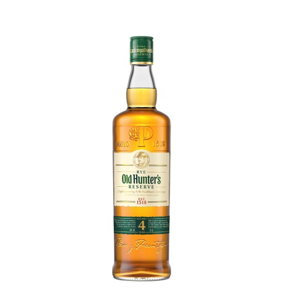 Whisky Old Hunter's Reserve Rye Traditional 4 ani 0.7L - 2