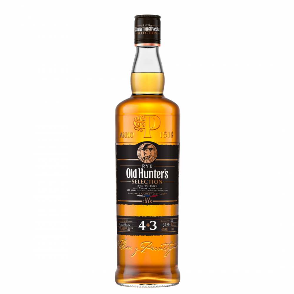 Old Hunter's Selection Rye 7 ani Whisky 0.7L