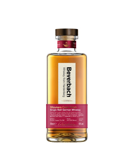 Beverbach Mizunara Oak Cask Finish German Single Malt Whisky 0.7L Beverbach Mizunara Oak Cask Finish German Single Malt Whisky 0.7L