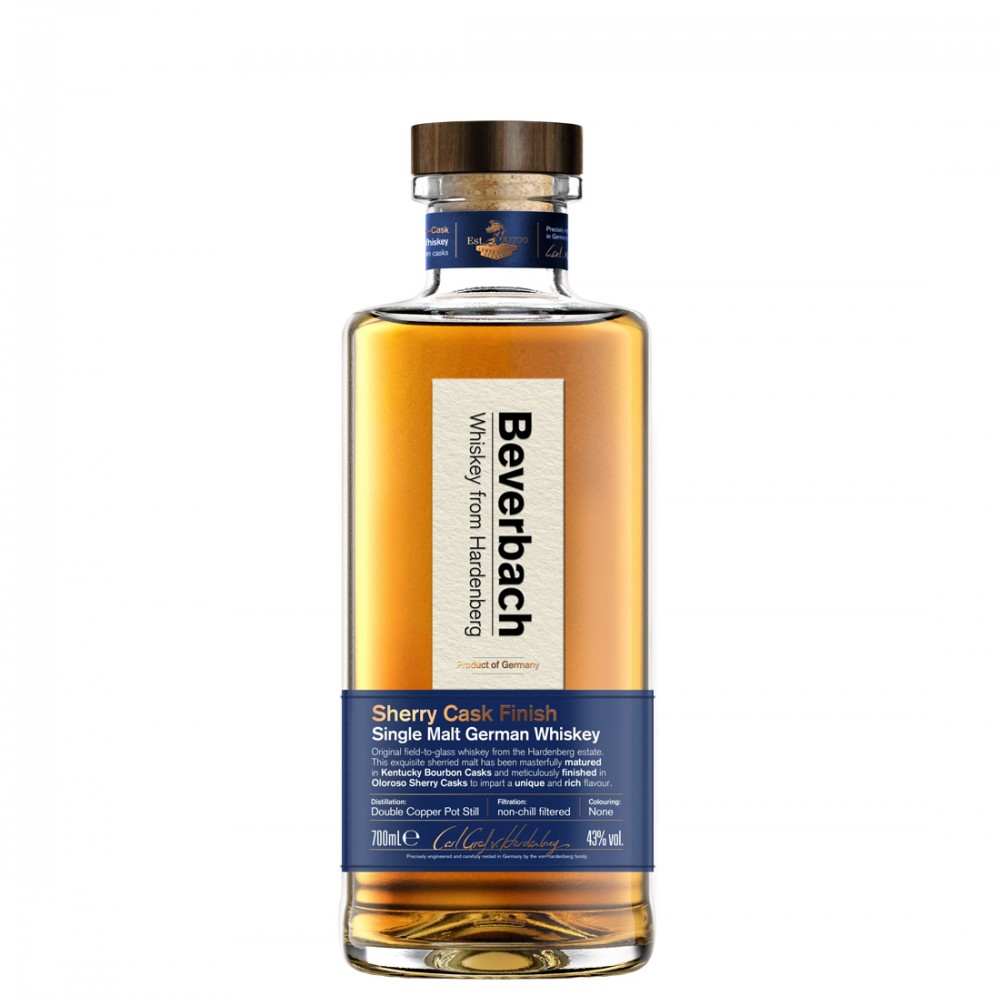 Beverbach Sherry Cask Finish German Single Malt Whisky 0.7L Beverbach Sherry Cask Finish German Single Malt Whisky 0.7L