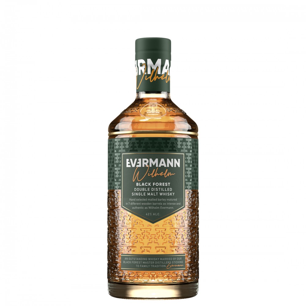 Evermann Wilhelm Black Forest Single Malt Whiskey 0.7L Evermann Wilhelm Black Forest Single Malt Whiskey 0.7L