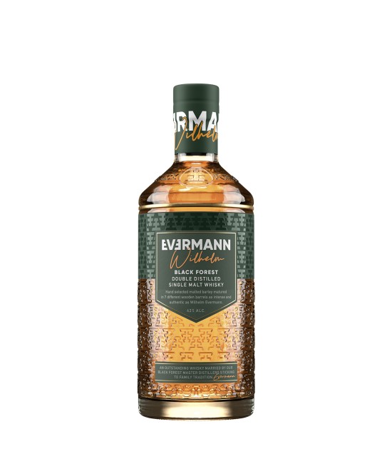Evermann Wilhelm Black Forest Single Malt Whiskey 0.7L GERMAN WHISKY - Evermann Wilhelm Black Forest Single Malt Whiskey 0.7L