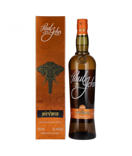 Paul John Nirvana Indian Single Malt Whisky 0.7L Selectie Whisky - Paul John Nirvana Indian Single Malt Whisky 0.7L