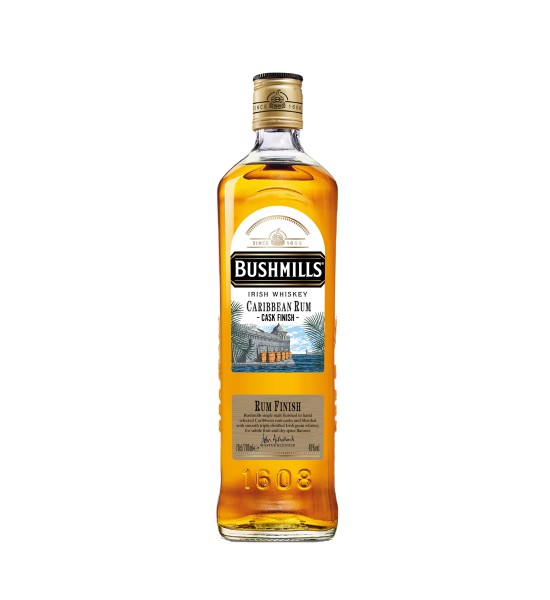 Bushmills Caribbean Rum Cask Finish Irish Whiskey 0.7L - 1