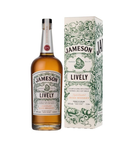 Jameson Lively Blended Irish Whiskey 1L - 1