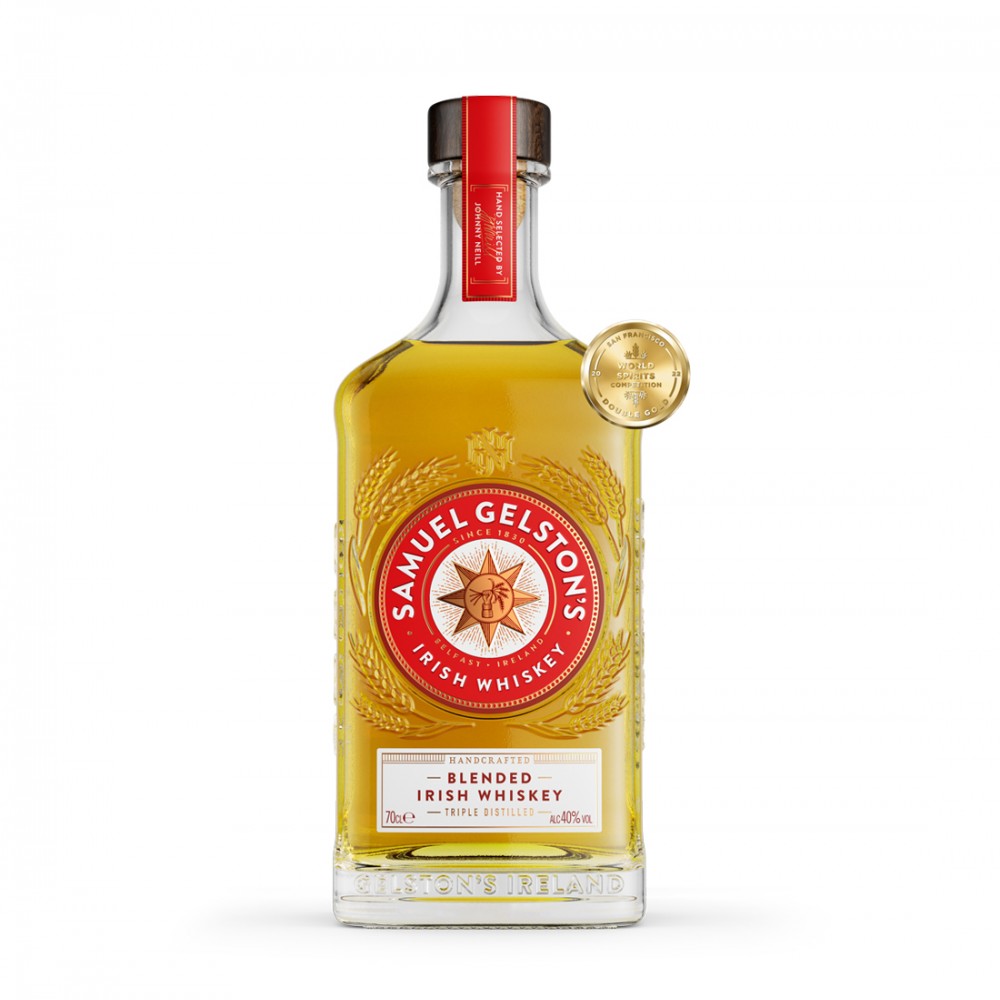 Samuel Gelston's Triple Distilled Blended Irish Whiskey 0.7L Samuel Gelston's Triple Distilled Blended Irish Whiskey 0.7L