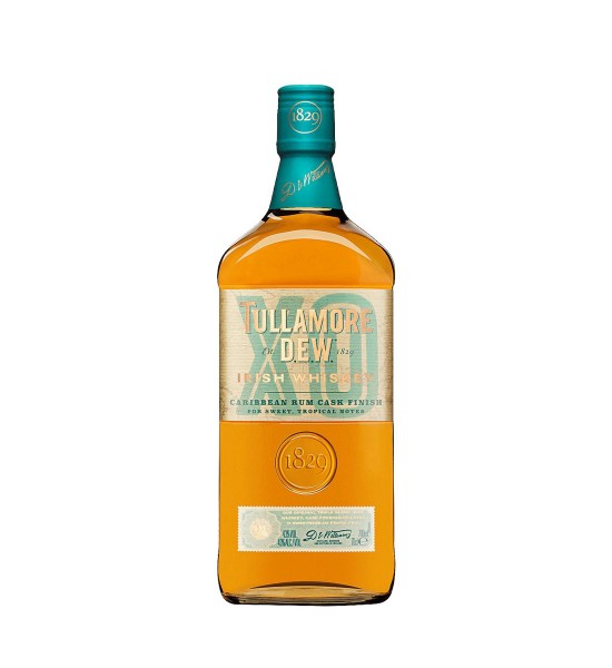 Tullamore Dew Caribbean Rum Cask Finish Blended Irish Whiskey 1L - 1