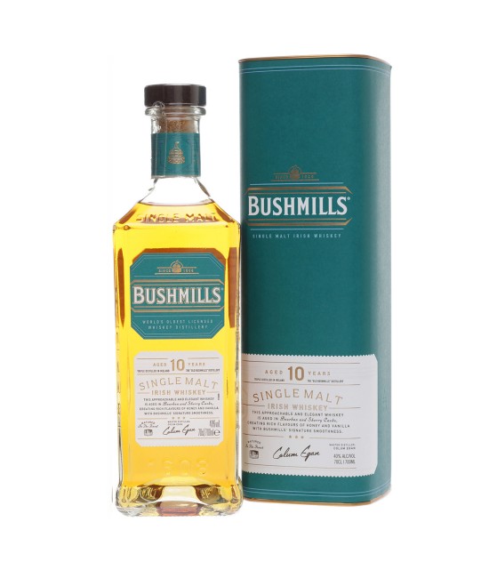 Bushmills Triple Distilled 10 ani Single Malt Irish Whiskey 0.7L Bushmills Triple Distilled 10 ani Single Malt Irish Whiskey 0.7L