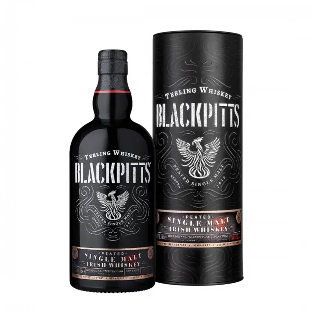Teeling Blackpitts Peated Single Malt Irish Whiskey 0.7L