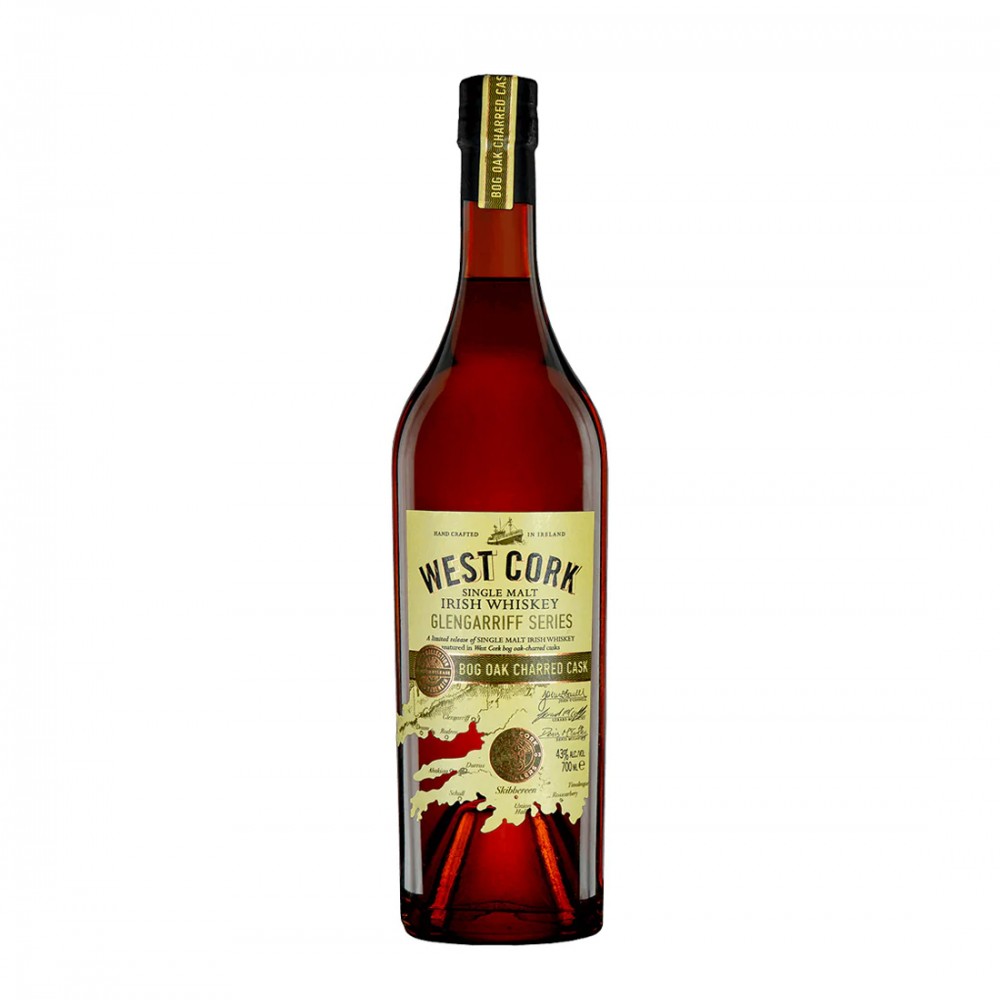 West Cork Glengarriff Series Charred Cask Bog Oak Single Malt Irish Whiskey  0.7L West Cork Glengarriff Series Charred Cask Bog Oak Single Malt Irish Whiskey  0.7L