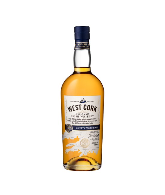 WHISKY - West Cork Sherry Cask Finished Single Malt Irish Whiskey 0.7L