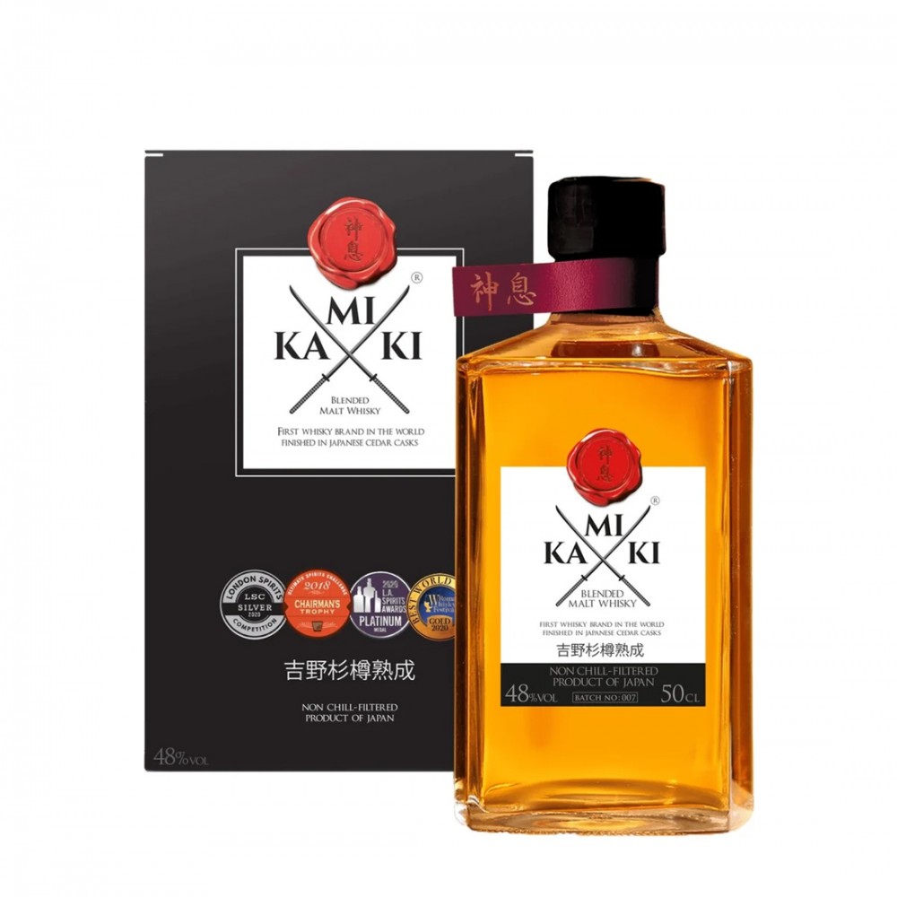 Kamiki Blended Malt Japanese Whisky 0.5L Kamiki Blended Malt Japanese Whisky 0.5L
