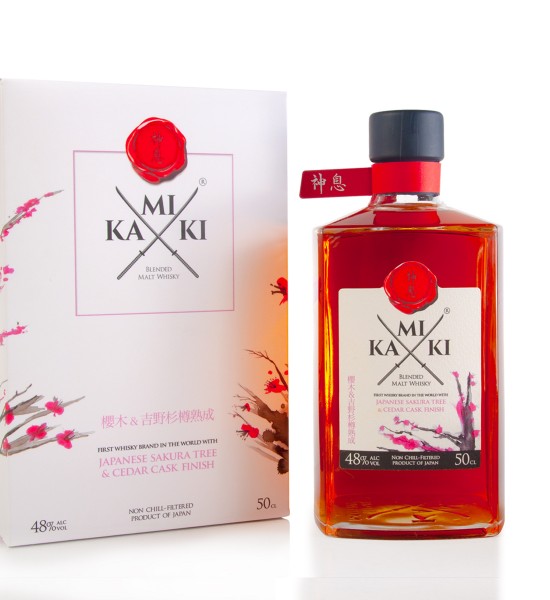 Kamiki Sakura Cedar Cask Blended Malt Whisky 0.5L Kamiki Sakura Cedar Cask Blended Malt Whisky 0.5L